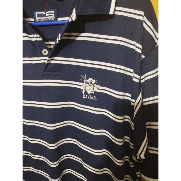 Cradle Sportswear Xavier Musketeers Short Sleeve Performance Polo L - Picture 2 of 4